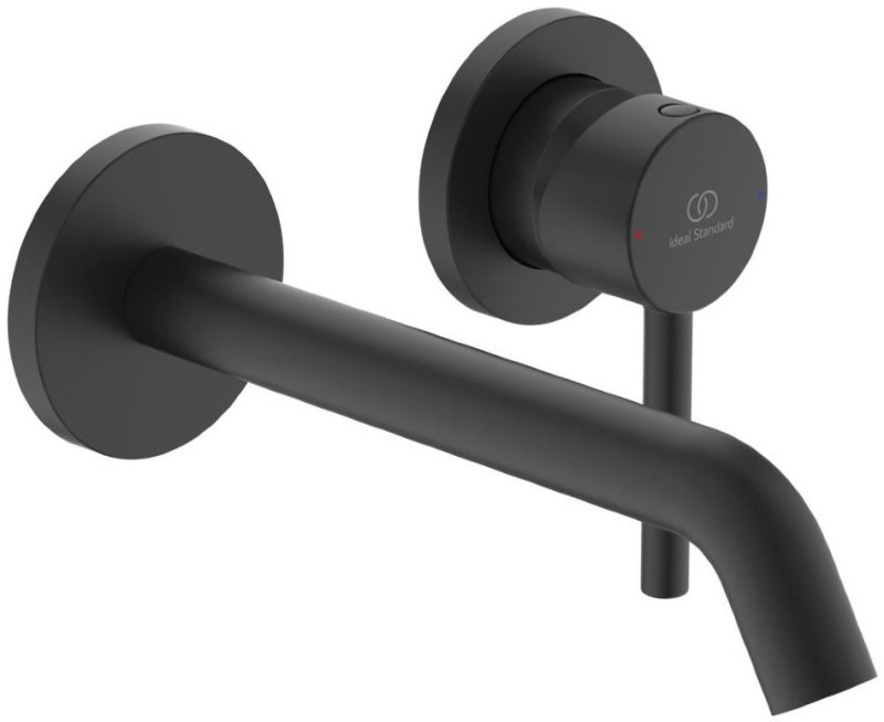 Смеситель встраиваемый  для умывальника  Ideal Standard Ceraline Black 	A6938XG+A1313NU  с внутренней частью в комплекте